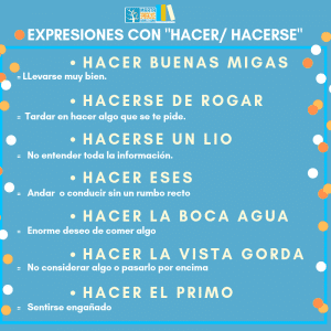 hacer en español