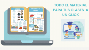 Material para la clase de español con 3 packs de diferentes temas.